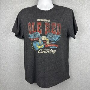 Original Ole Red Gray T Shirt‎ Size Medium